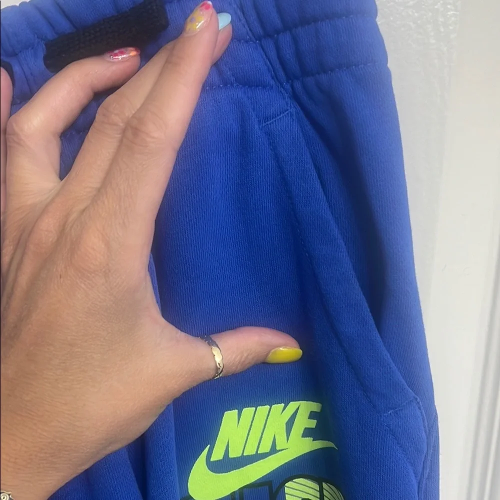 Nike Blue and Black Sweatshirt and sweat pants Just Do It 2 piece sweatsuit - Picture 11 of 11
